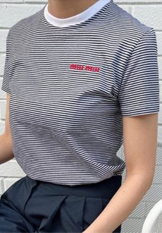 [여름신상-인기상품]주문폭주미 스트라이프 마린 반팔 티셔츠